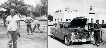 Tommy Ford with 1955 Chevy