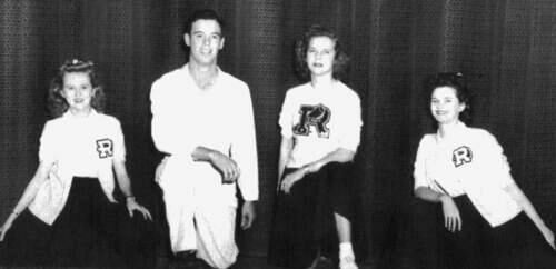1944/45 RHS Cheerleaders