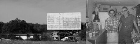 Noel Judy & Mac Jacoby at Ranger Drive-In