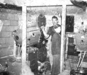 Projection Room at Ranger Drive-In