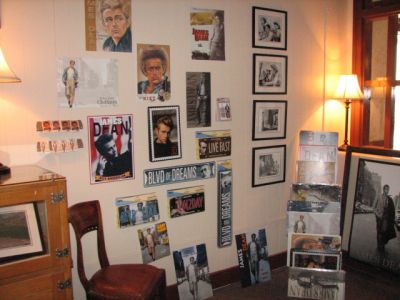 GIANT memorabilia room at The Hotel Paisano