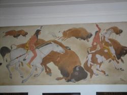 Mural in Post Office at Eastland
