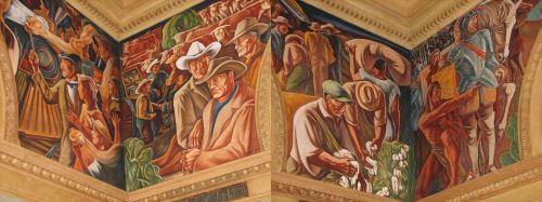 Mural in Post Office at San Antonio #1