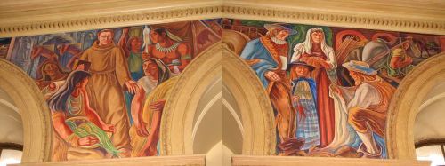 Mural in Post Office at San Antonio #2