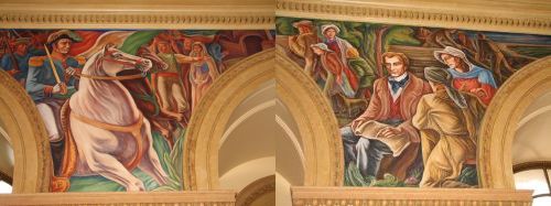 Mural in Post Office at San Antonio #3