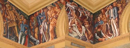 Mural in Post Office at San Antonio #4
