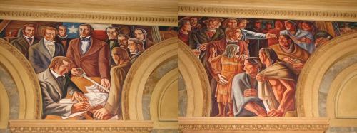 Mural in Post Office at San Antonio #5
