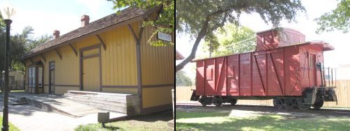 Train depot in Irving